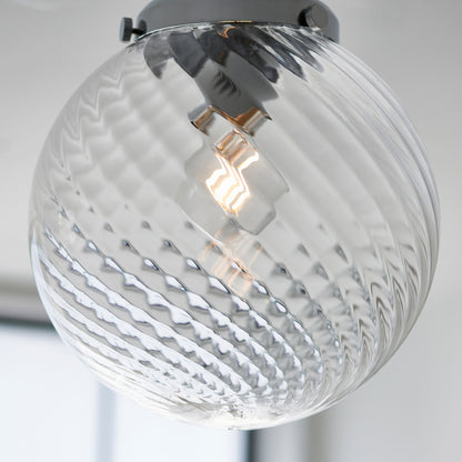 Milston Bathroom 1 Ceiling Light – Chrome