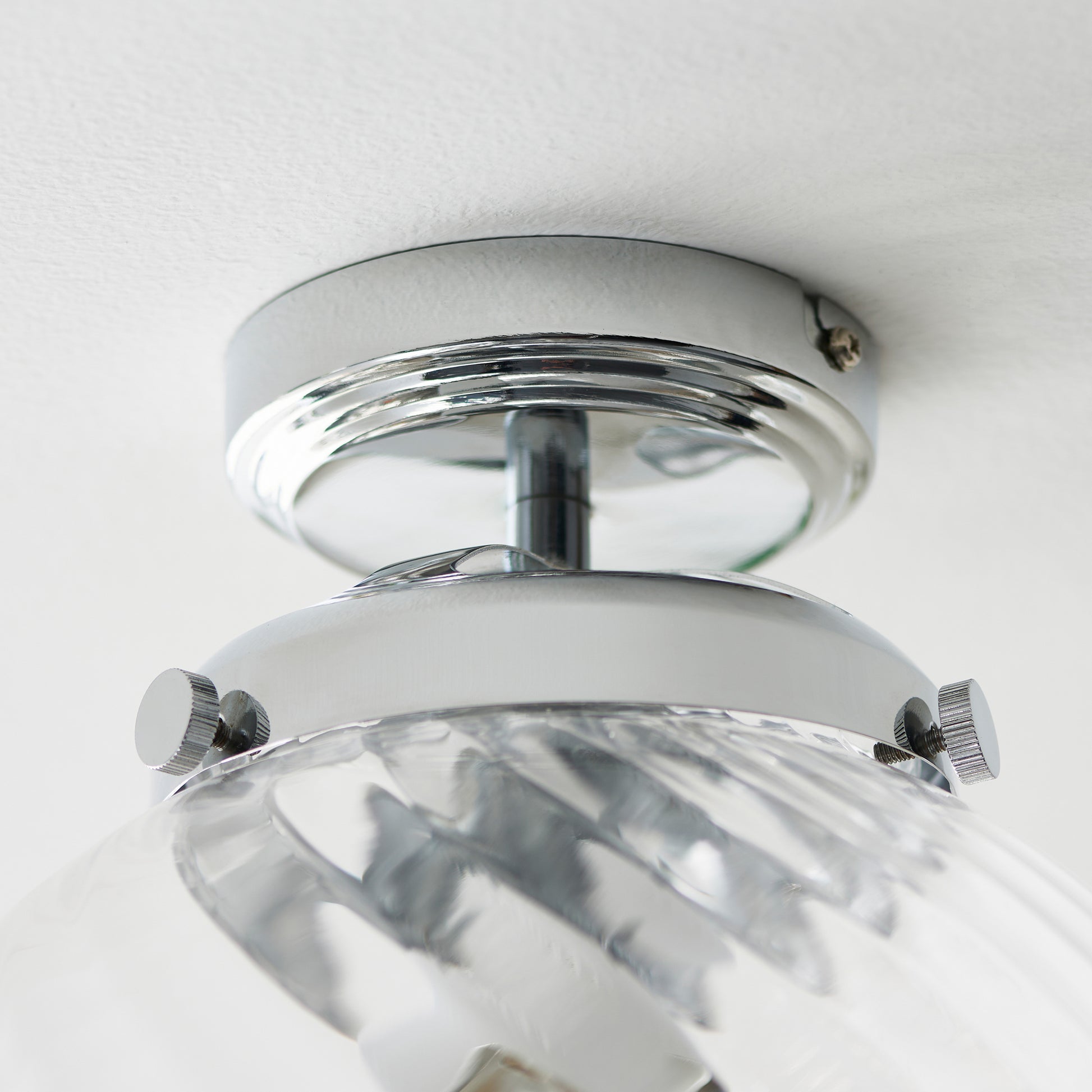 Milston Bathroom 1 Ceiling Light – Chrome