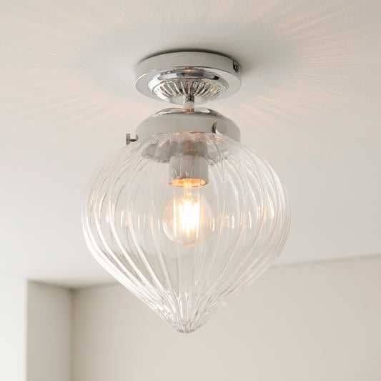 Cheston Bathroom 1 Ceiling Light – Chrome
