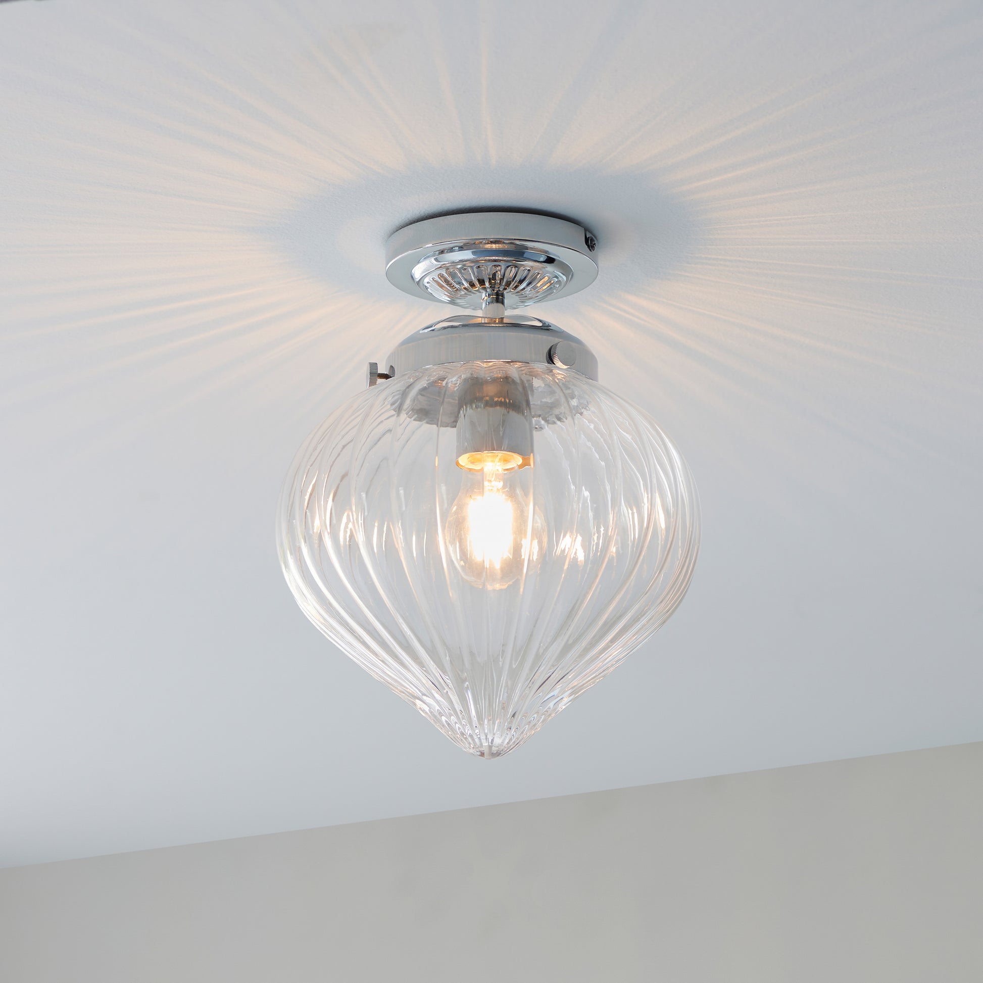Cheston Bathroom 1 Ceiling Light – Chrome
