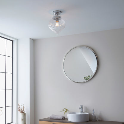 Cheston Bathroom 1 Ceiling Light – Chrome