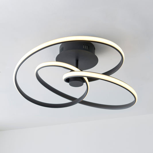 Dune 1 Ceiling Light – Black
