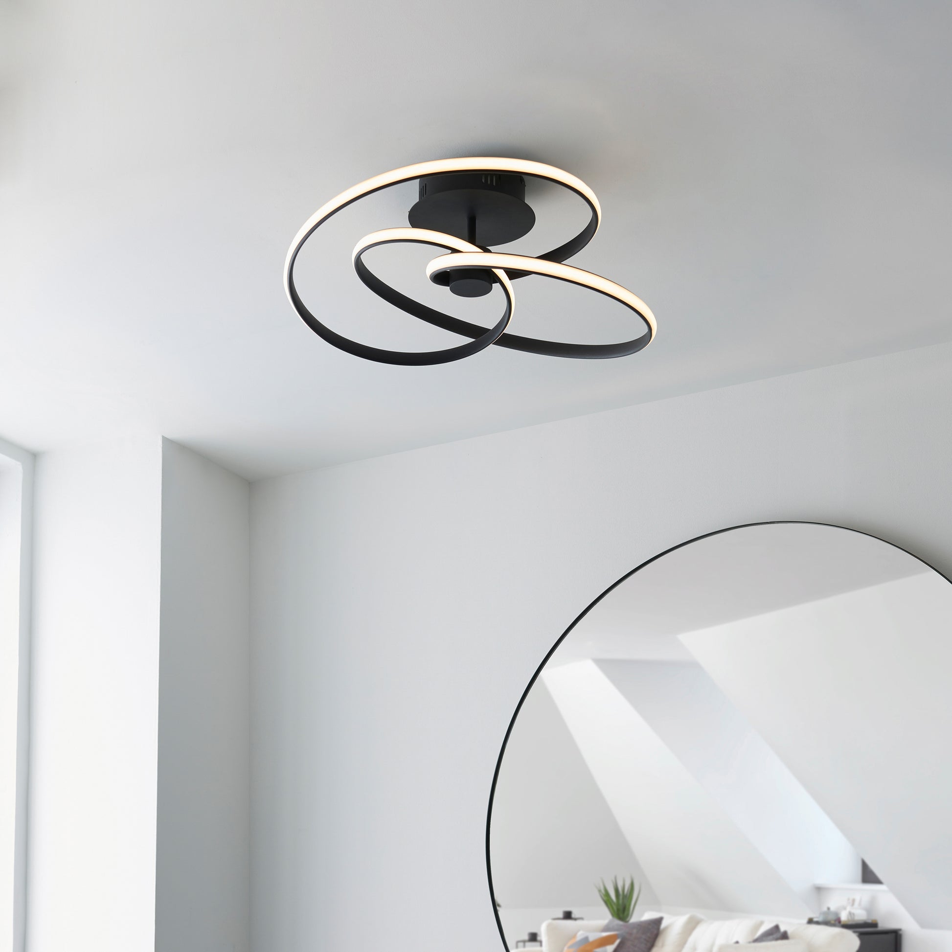 Dune 1 Ceiling Light – Black