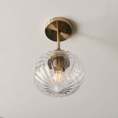Addington 1 Ceiling Light Brass – Brass