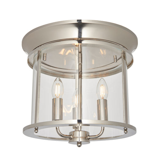 Hampworth 3 Ceiling Light – Silver