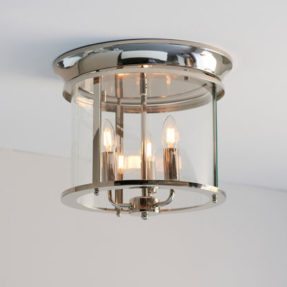 Hampworth 3 Ceiling Light – Silver