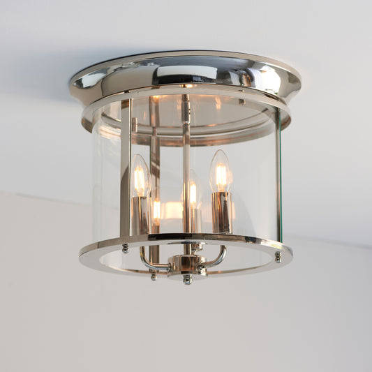 Hampworth 3 Ceiling Light – Silver