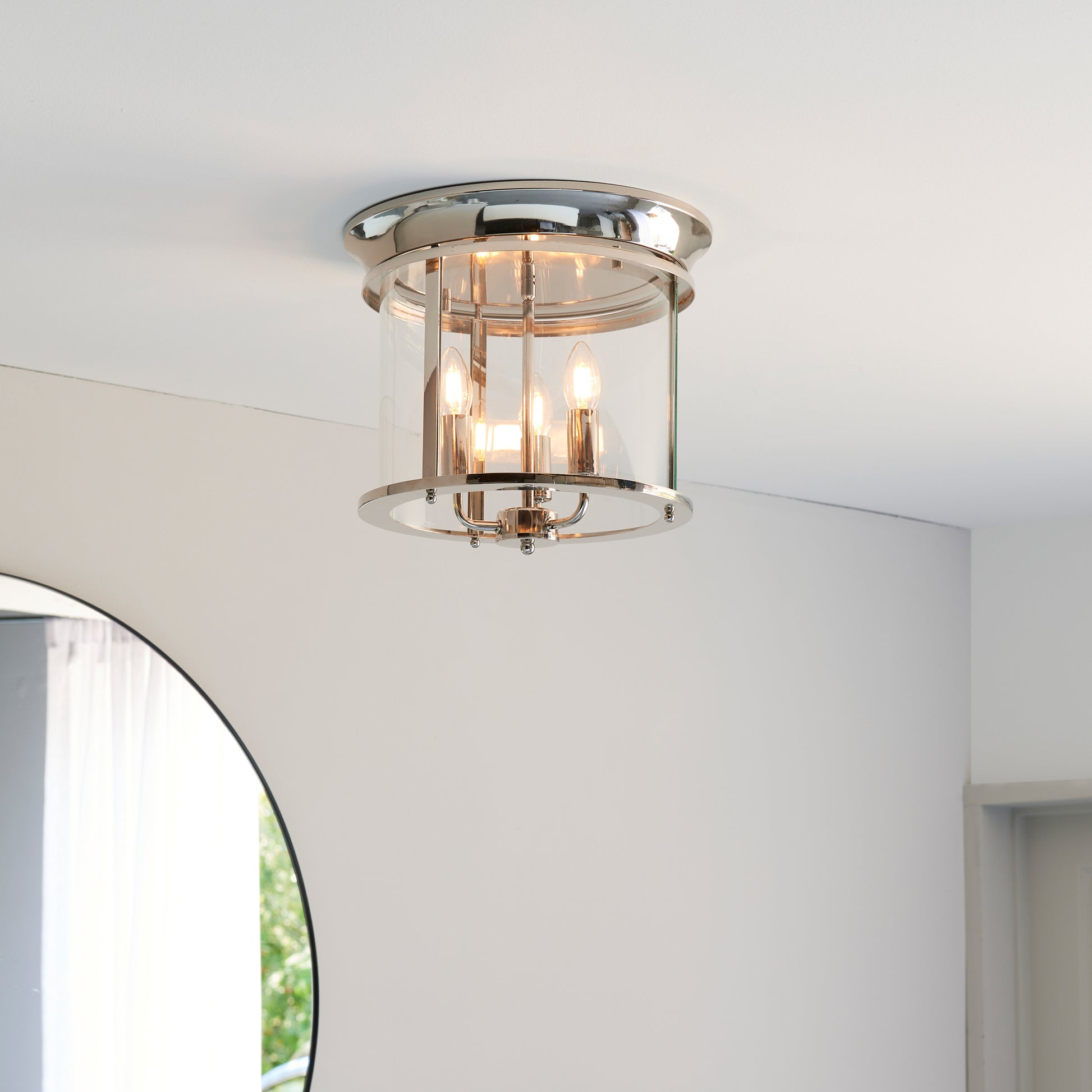 Hampworth 3 Ceiling Light – Silver