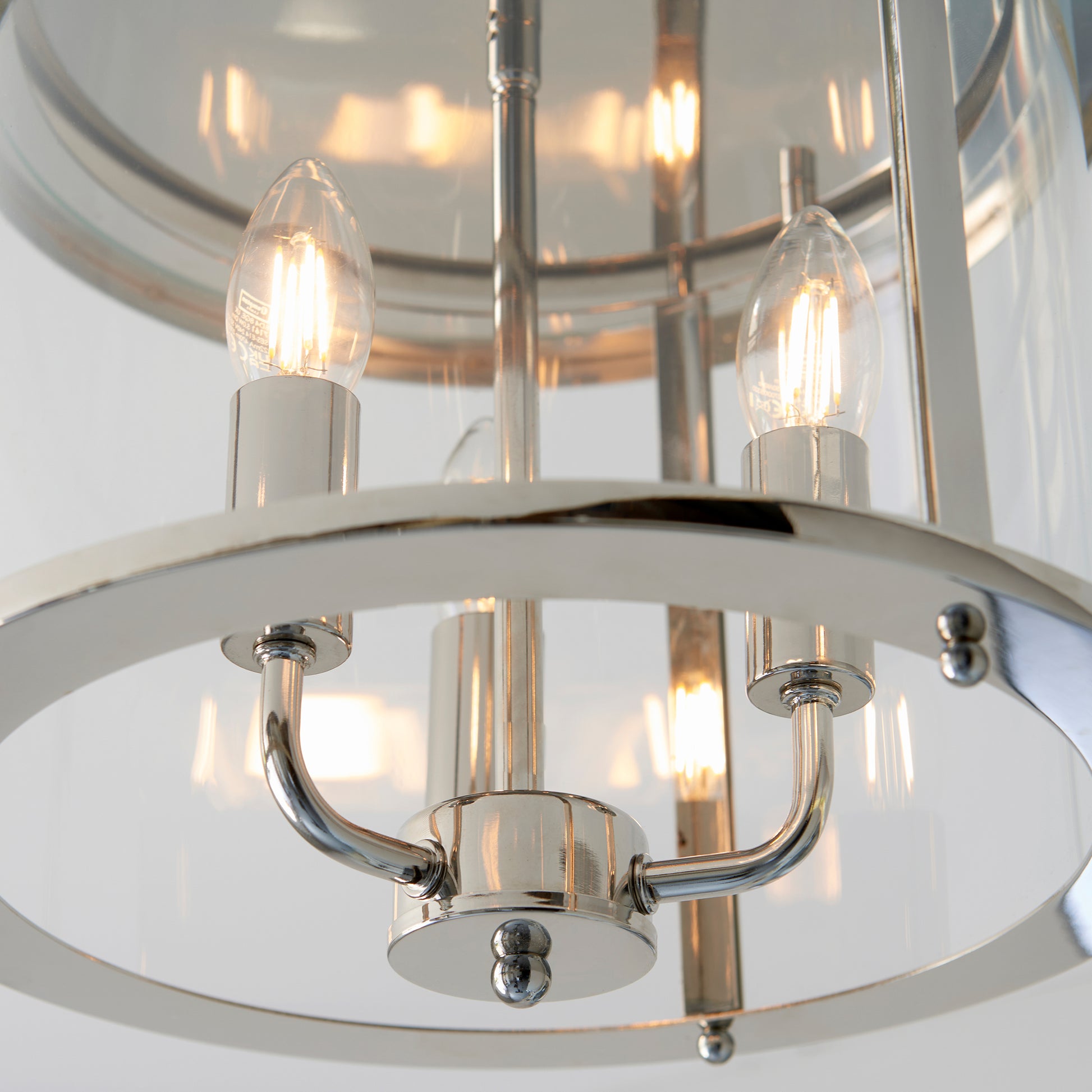 Hampworth 3 Ceiling Light – Silver