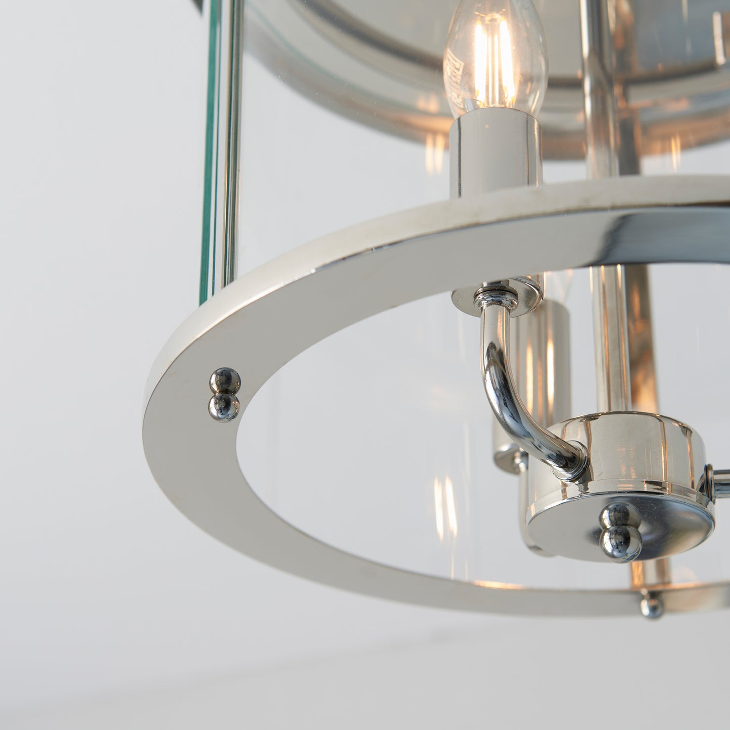 Hampworth 3 Ceiling Light – Silver