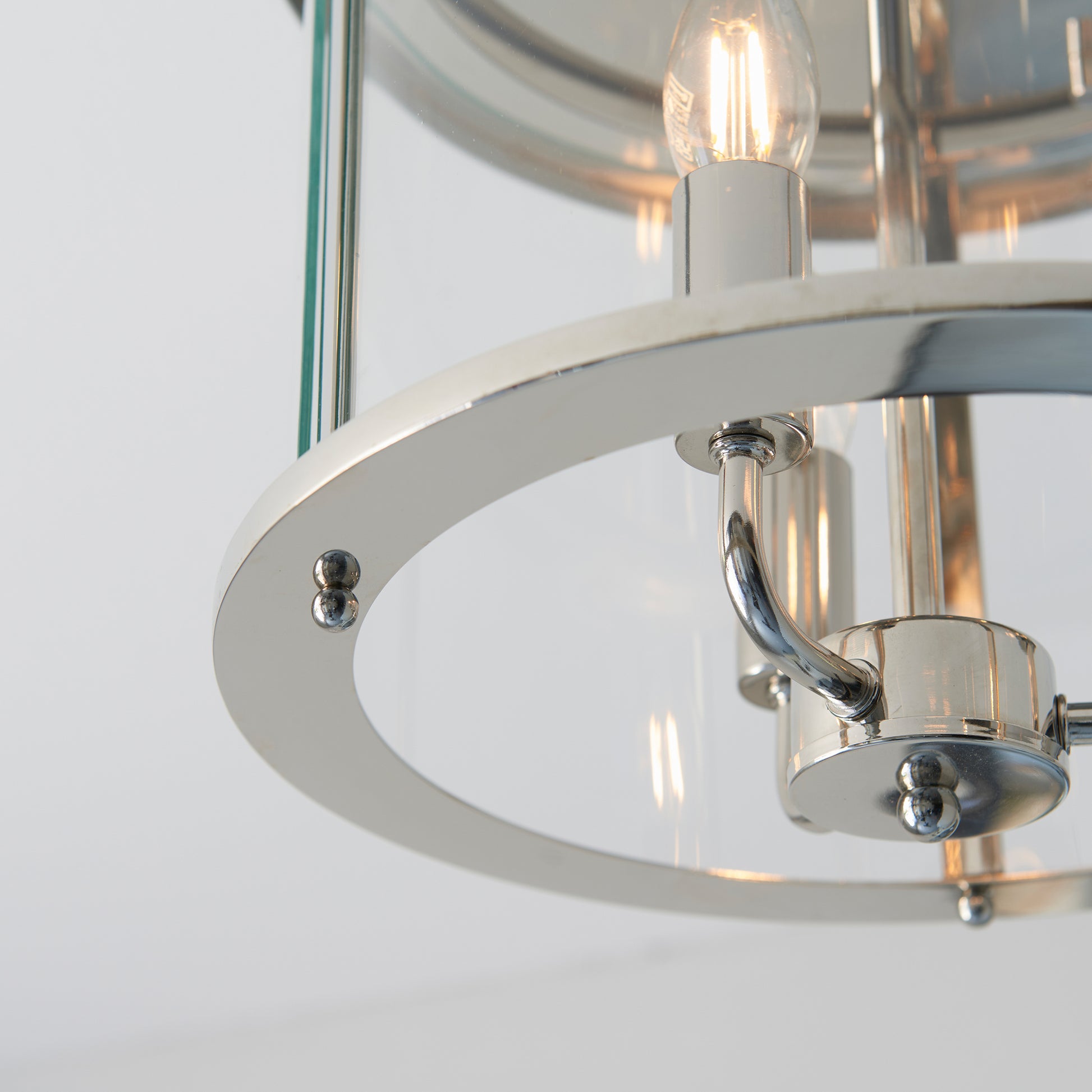 Hampworth 3 Ceiling Light – Silver