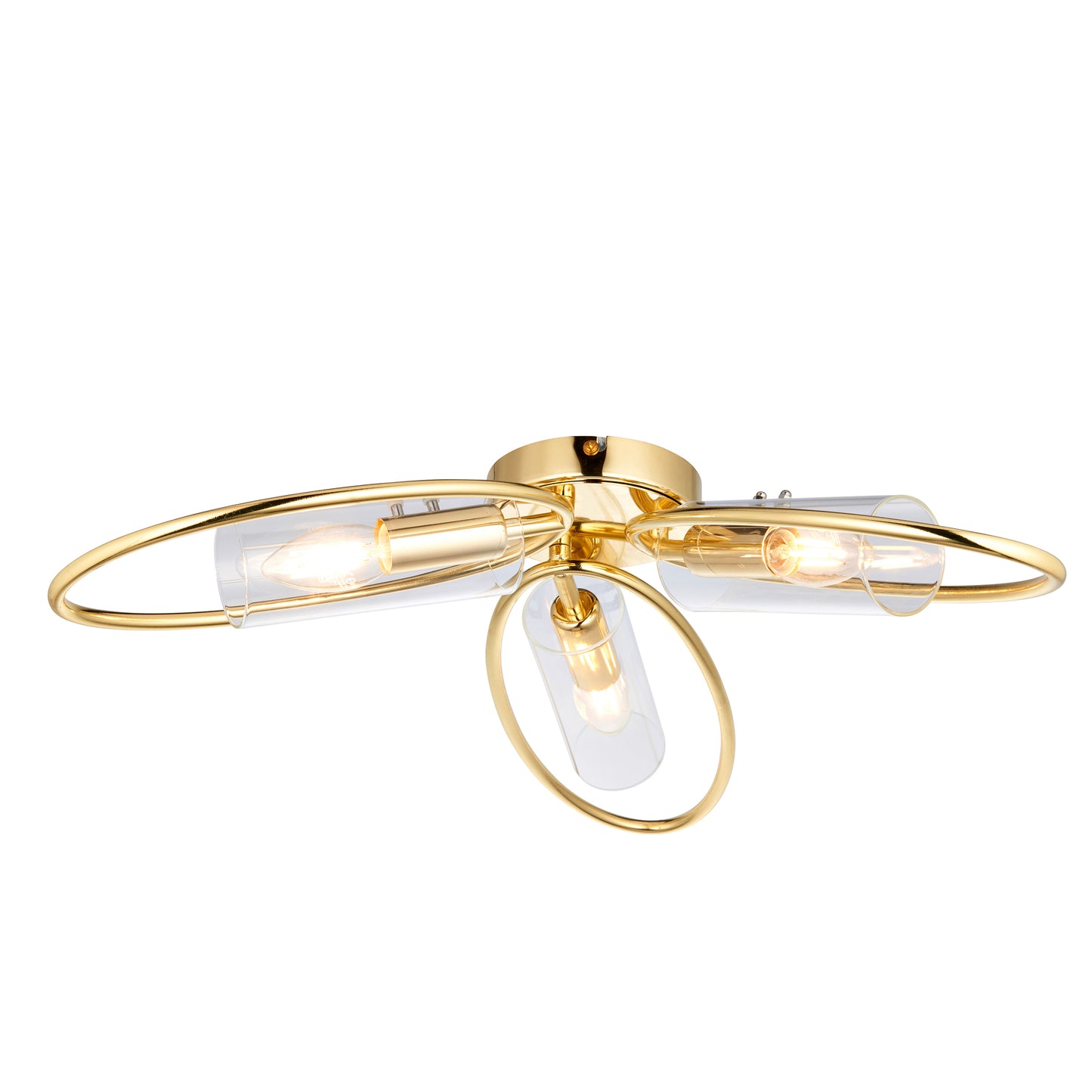 Amari 3 Ceiling Polished Brass – Brass