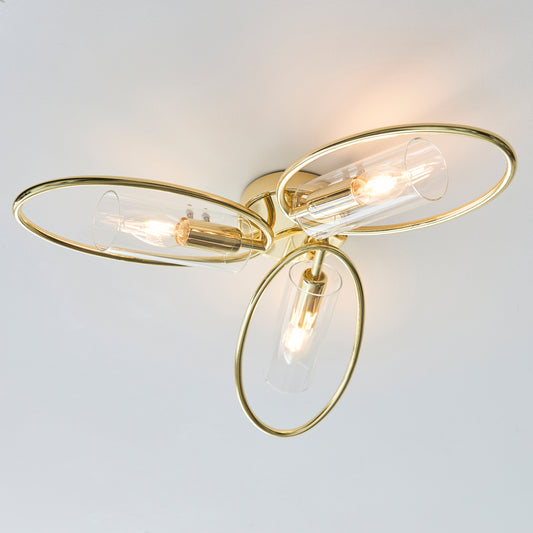 Amari 3 Ceiling Polished Brass – Brass