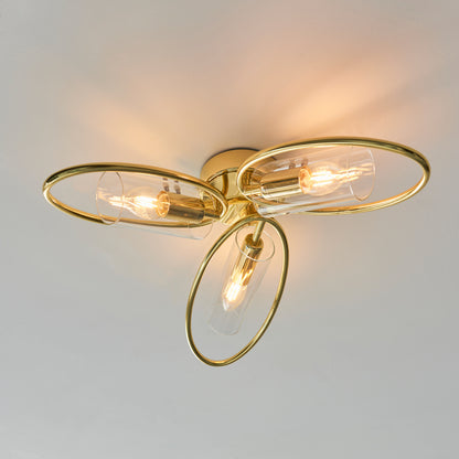 Amari 3 Ceiling Polished Brass – Brass