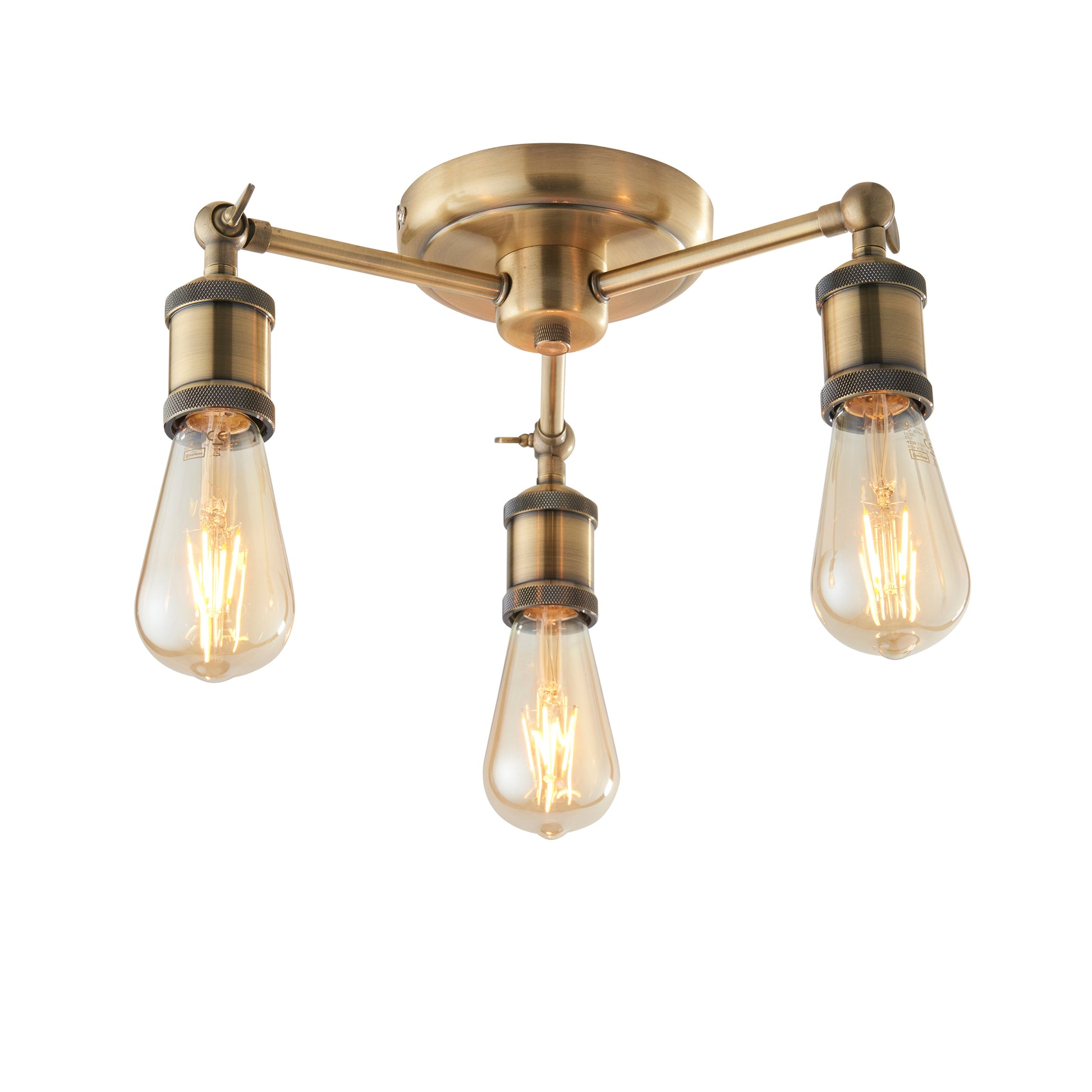 Hal 3 Ceiling Light Antique Brass – Brass