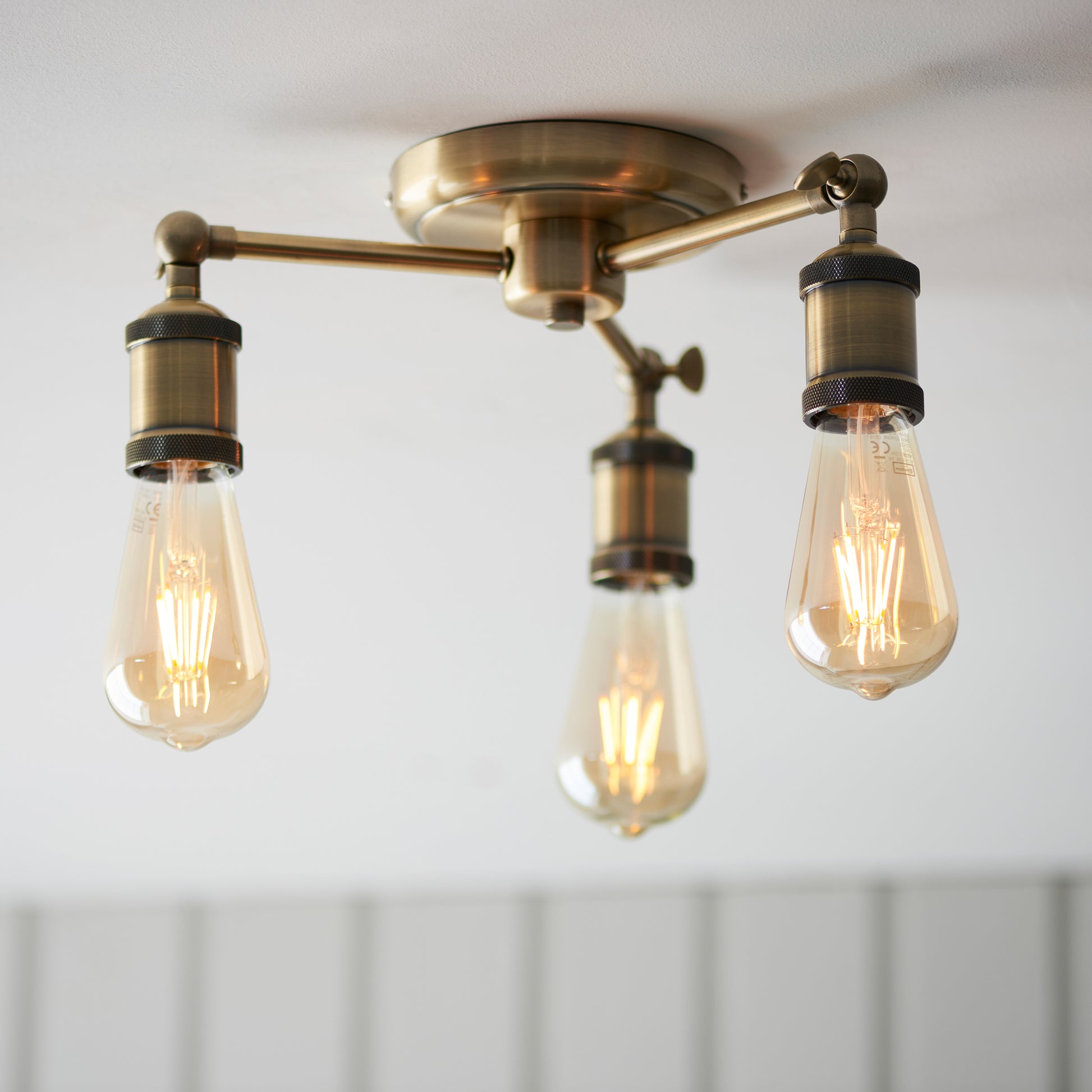 Hal 3 Ceiling Light Antique Brass – Brass