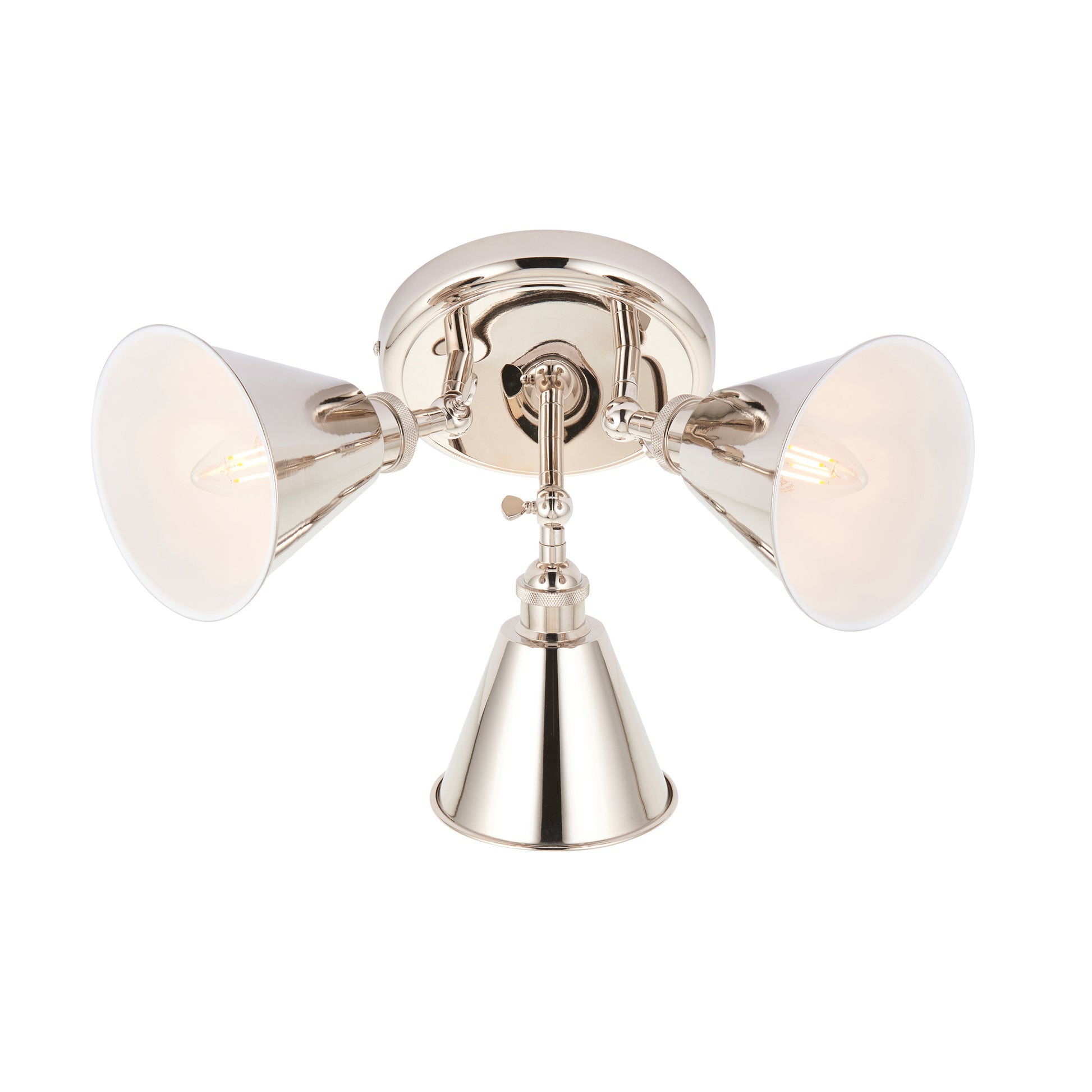 Hal 3 Ceiling Spot Bright Nickel – Nickel