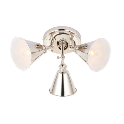 Hal 3 Ceiling Spot Bright Nickel – Nickel