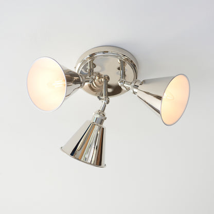 Hal 3 Ceiling Spot Bright Nickel – Nickel
