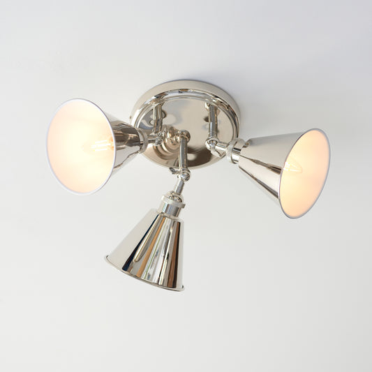 Hal 3 Ceiling Spot Bright Nickel – Nickel