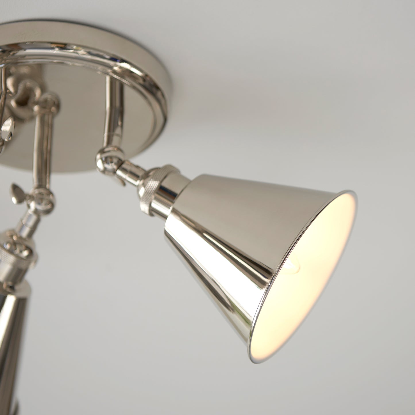 Hal 3 Ceiling Spot Bright Nickel – Nickel