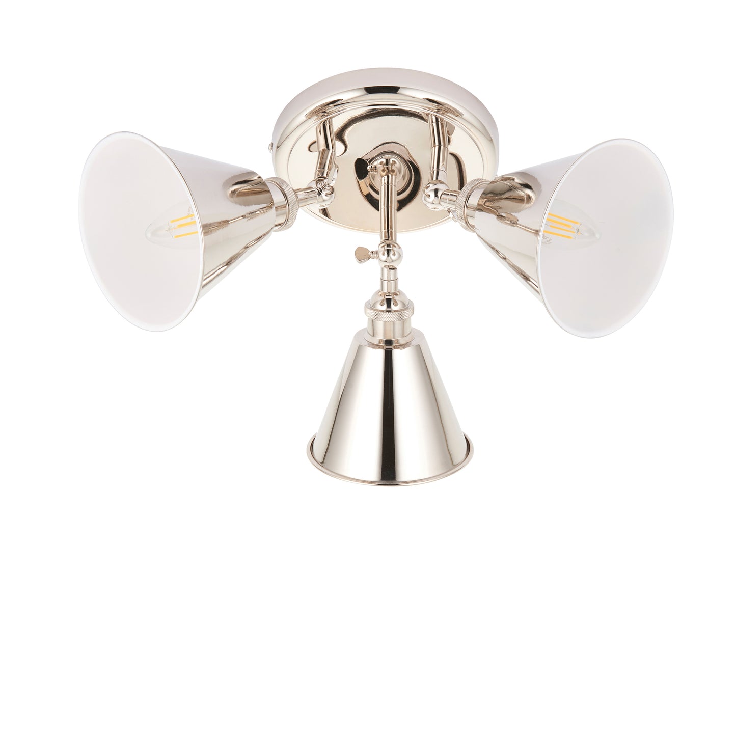 Hal 3 Ceiling Spot Bright Nickel – Nickel
