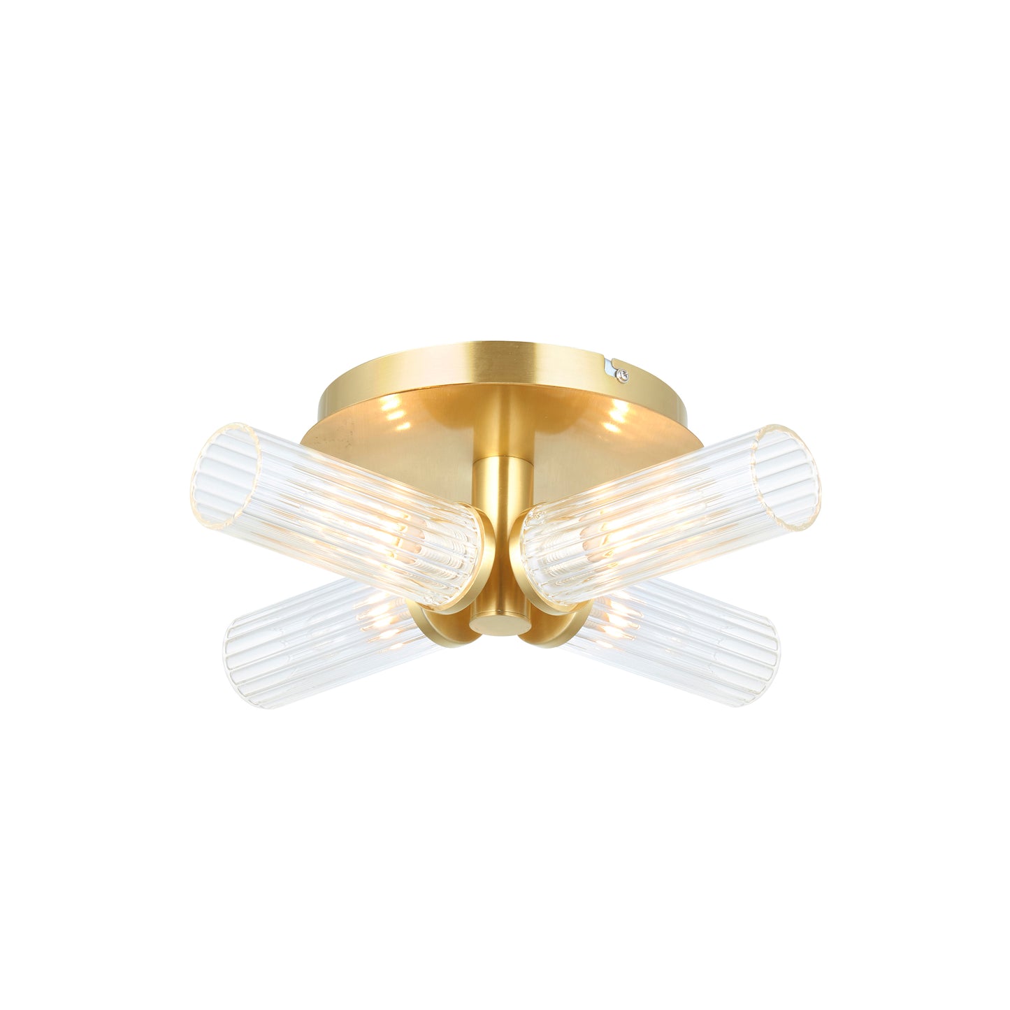 Talo Bathroom 4 Ceiling Light Brass – Brass
