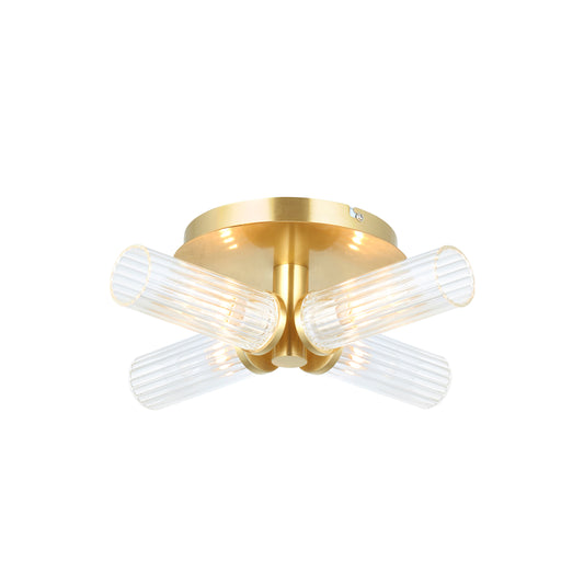 Talo Bathroom 4 Ceiling Light Brass – Brass