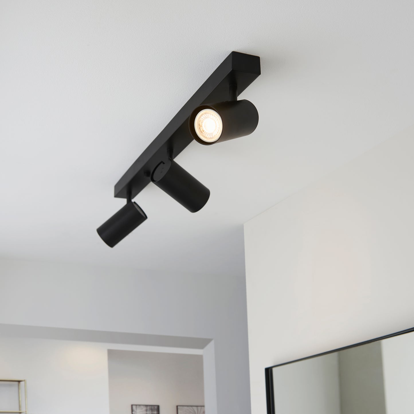Rez 3 Ceiling Light Black – Black