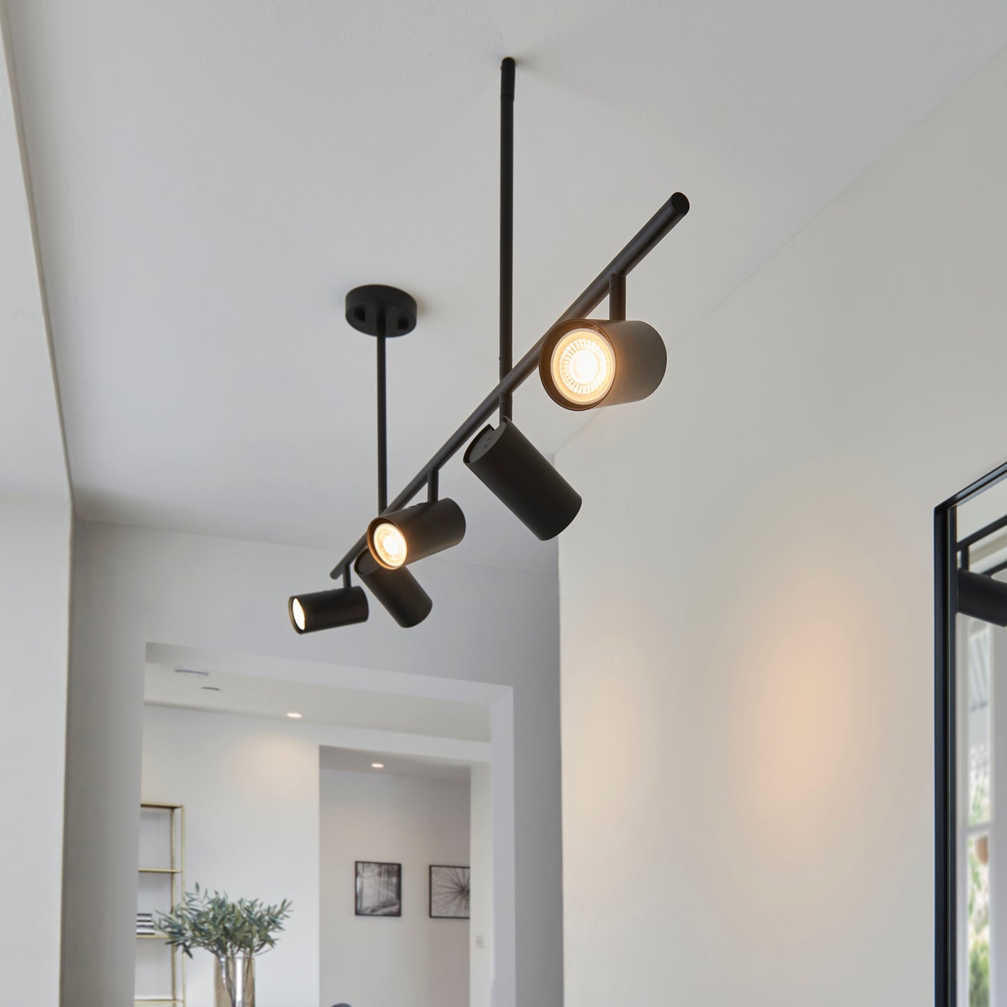 Rez 5 Ceiling Light Black – Black