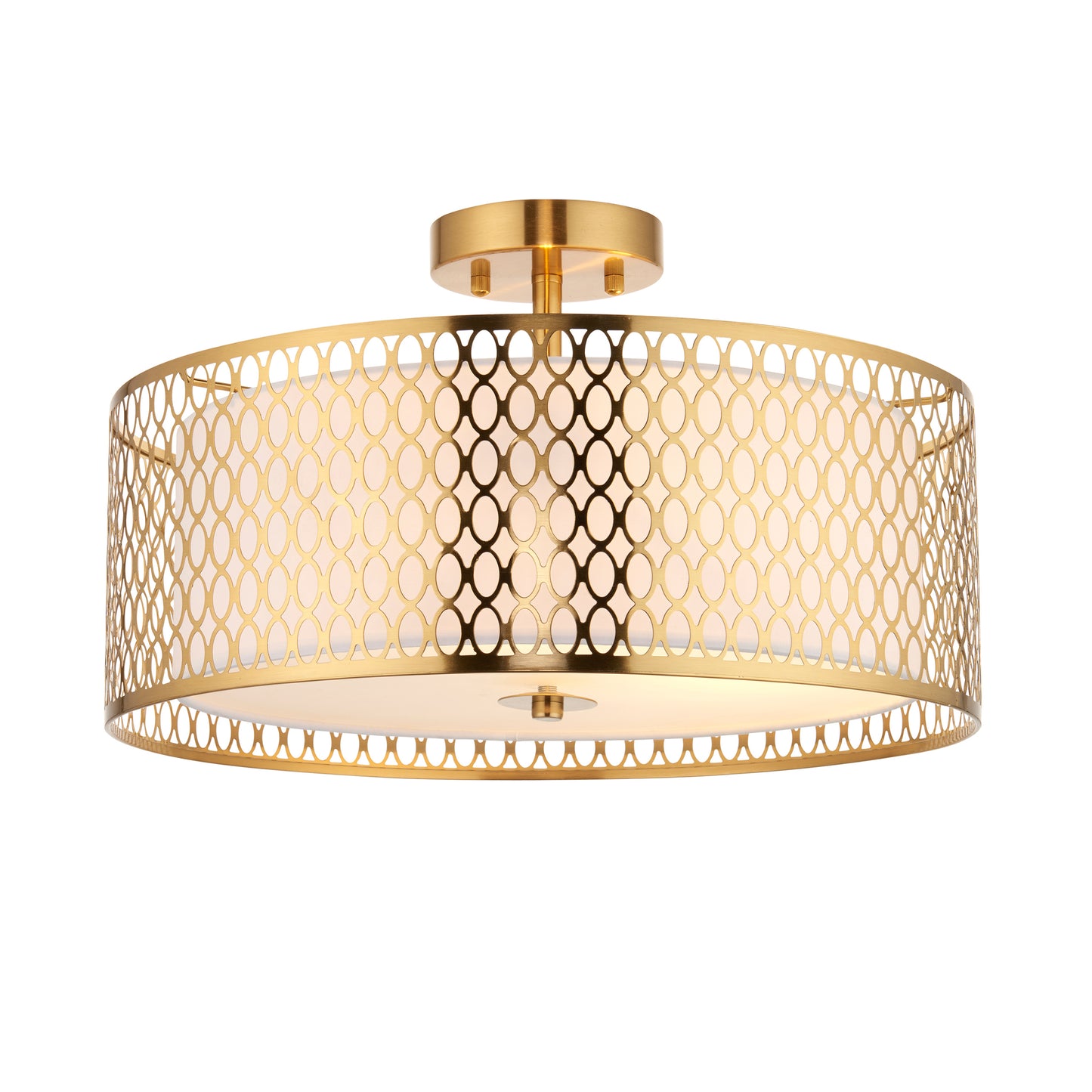 Cordero Ceiling Lamp Gold/White – Black