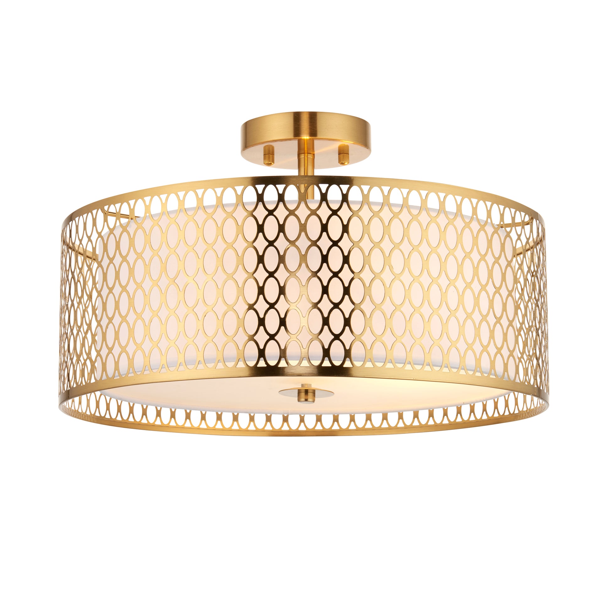 Cordero Ceiling Lamp Gold/White – Black