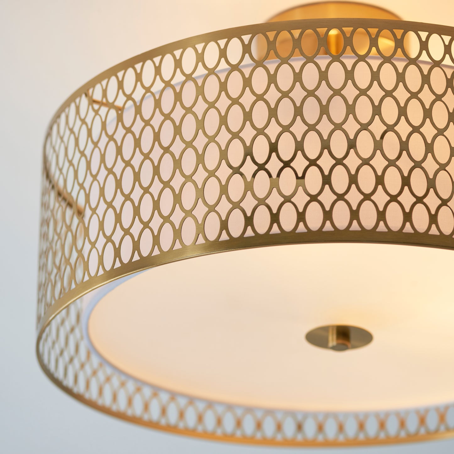 Cordero Ceiling Lamp Gold/White – Black