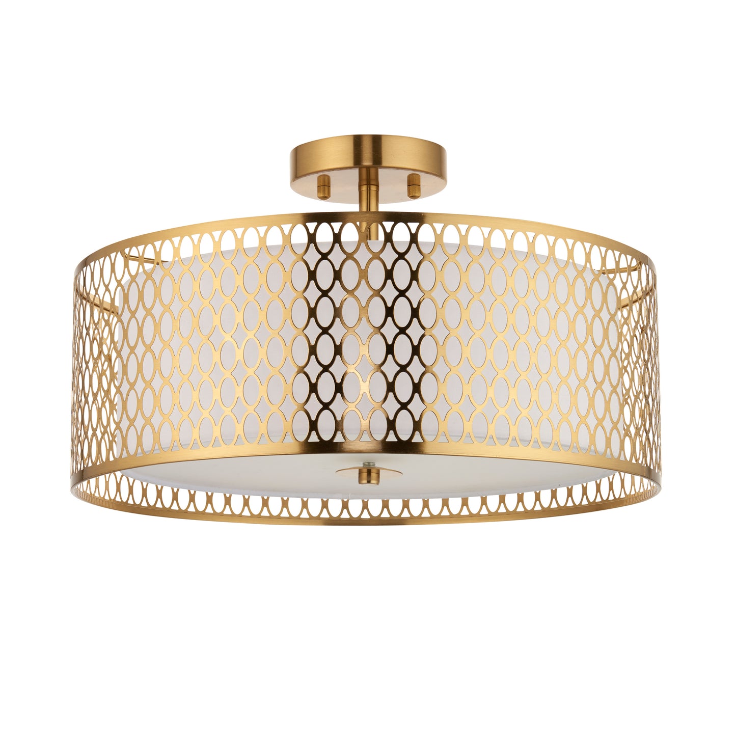 Cordero Ceiling Lamp Gold/White – Black