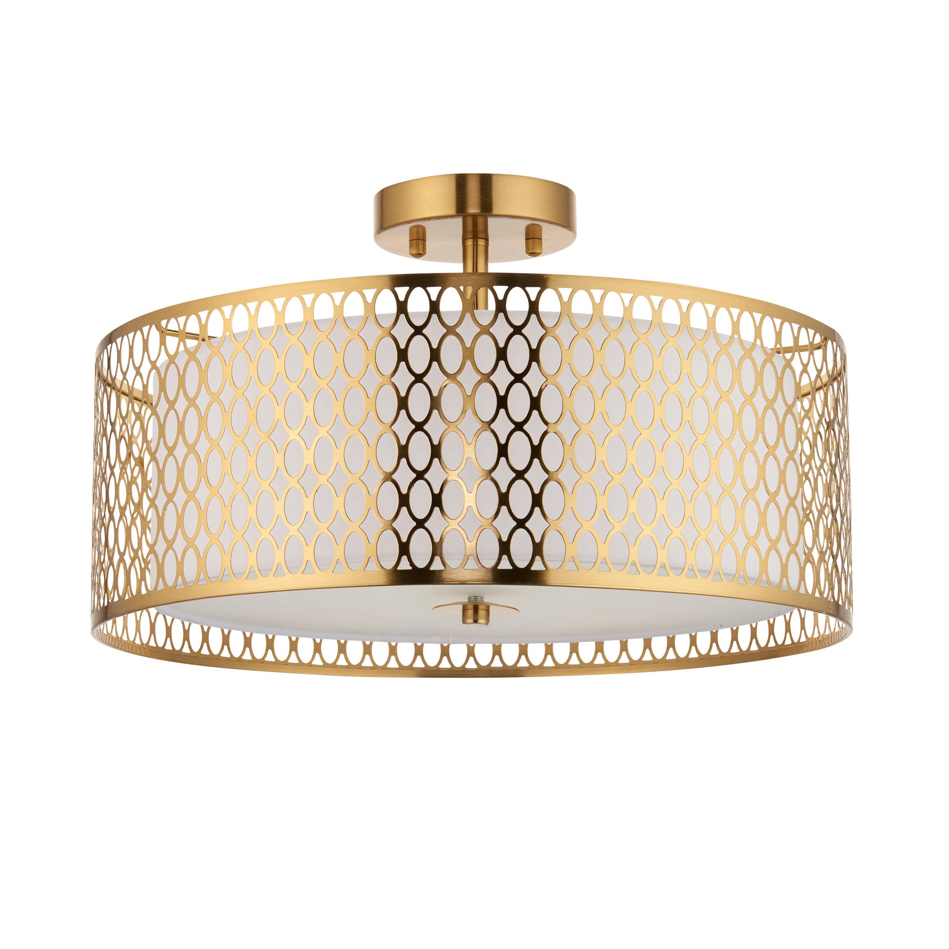 Cordero Ceiling Lamp Gold/White – Black