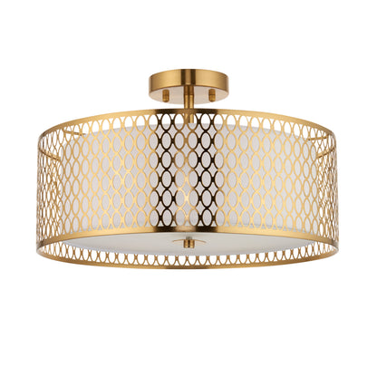 Cordero Ceiling Lamp Gold/White – Black