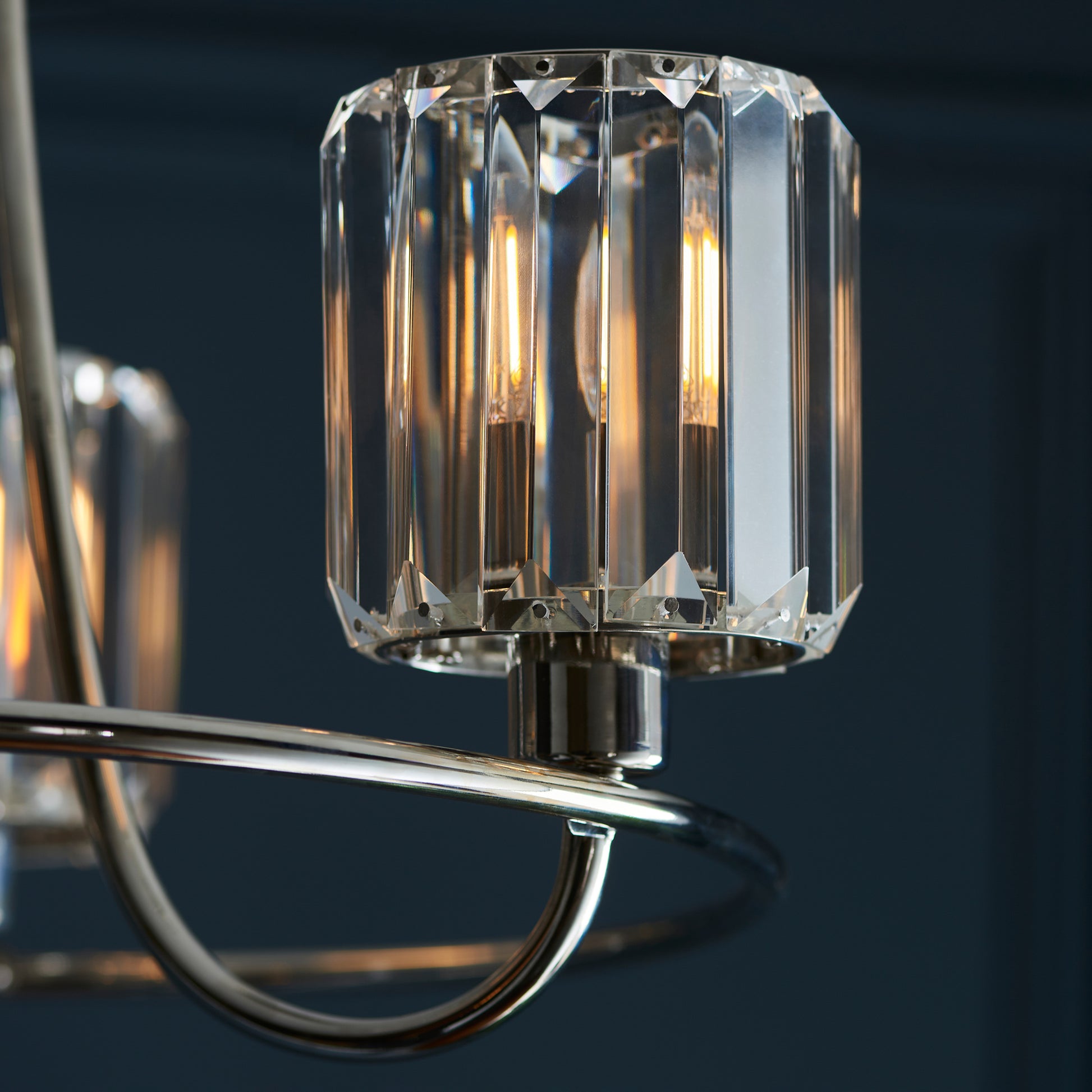 Berenice 3 Ceiling Light – Nickel