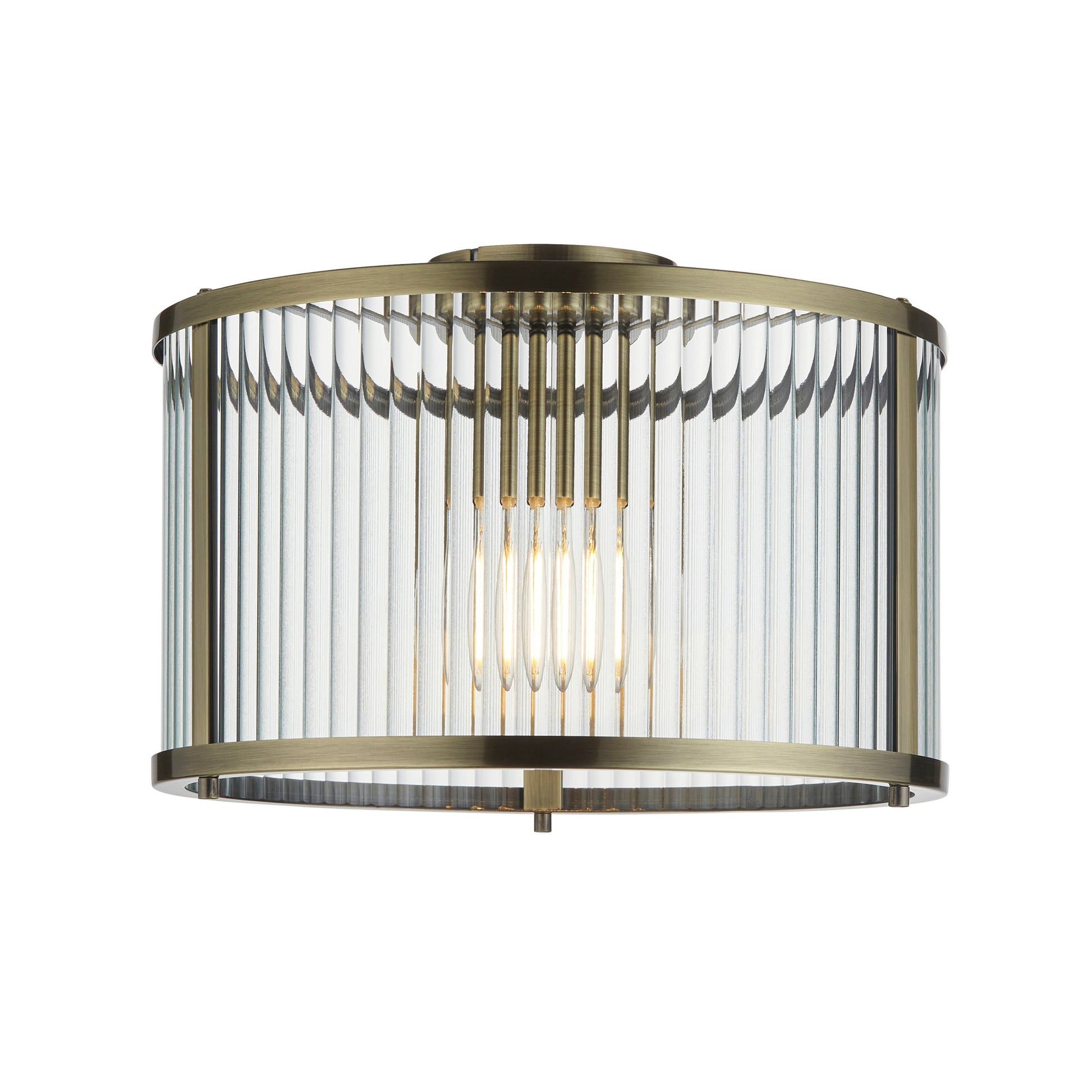 Ridgeton 1 Ceiling Light – Brass