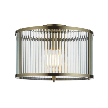 Ridgeton 1 Ceiling Light – Brass