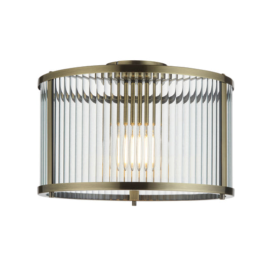 Ridgeton 1 Ceiling Light – Brass