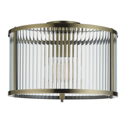 Ridgeton 1 Ceiling Light – Brass