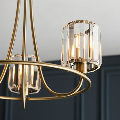 Berenice 3 Ceiling Light Antique Brass – Brass