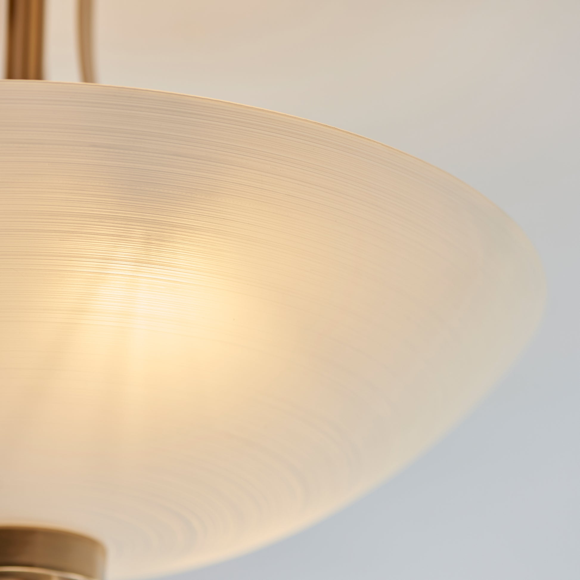 Welles 3 Ceiling Light Brushed Aged Brass – Brass