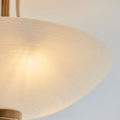 Welles 3 Ceiling Light Brushed Aged Brass – Brass