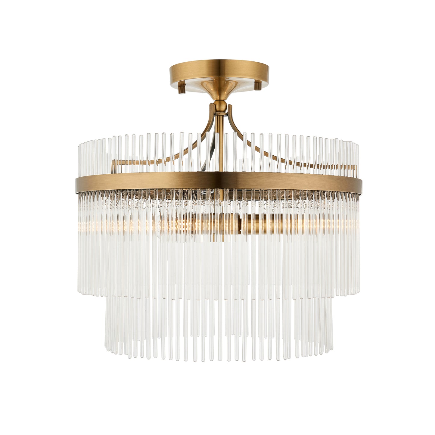 Marietta 3 Ceiling Light Antique Brass – Brass