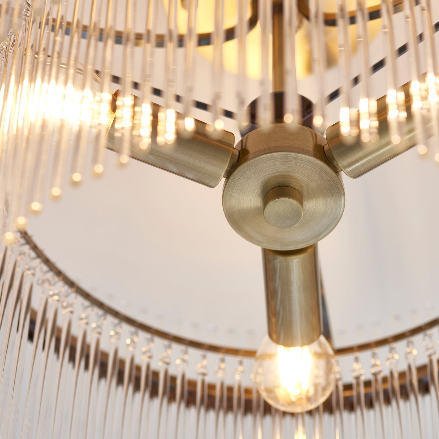 Marietta 3 Ceiling Light Antique Brass – Brass
