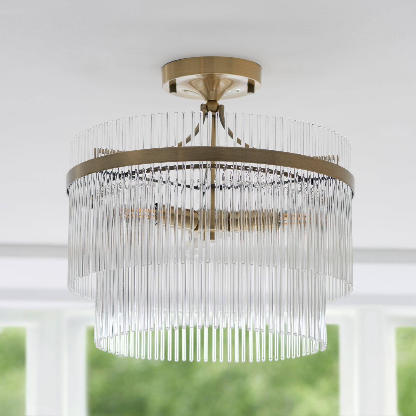 Marietta 3 Ceiling Light Antique Brass – Brass