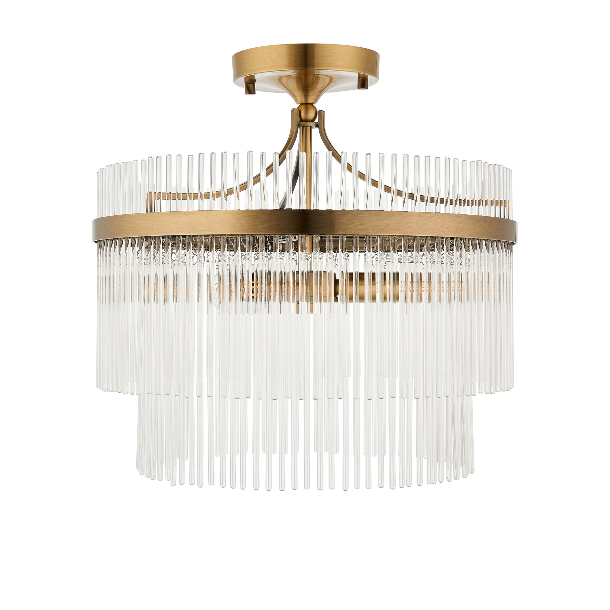 Marietta 3 Ceiling Light Antique Brass – Brass