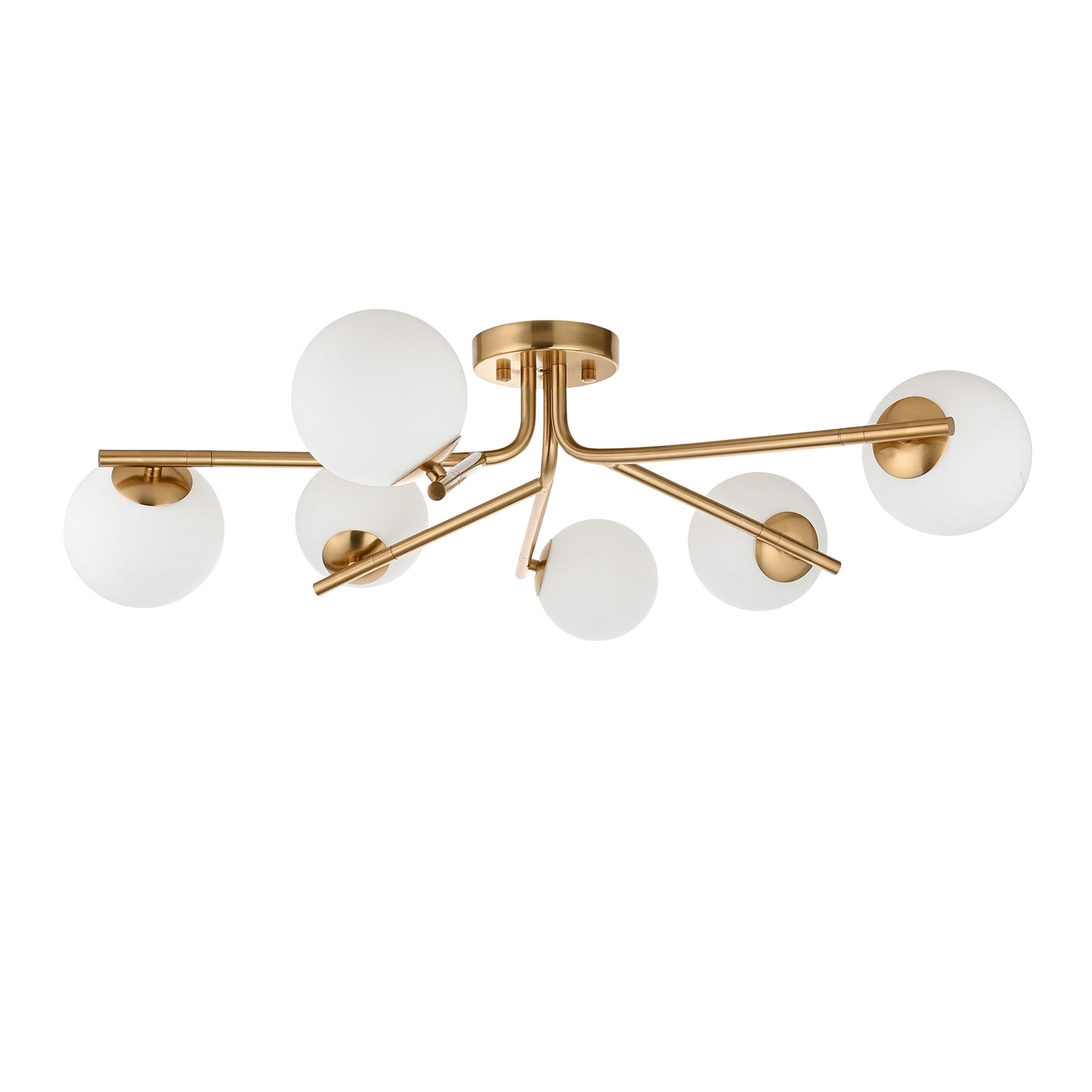 Aaron Ceiling Light Brushed Aged Brass – Brass