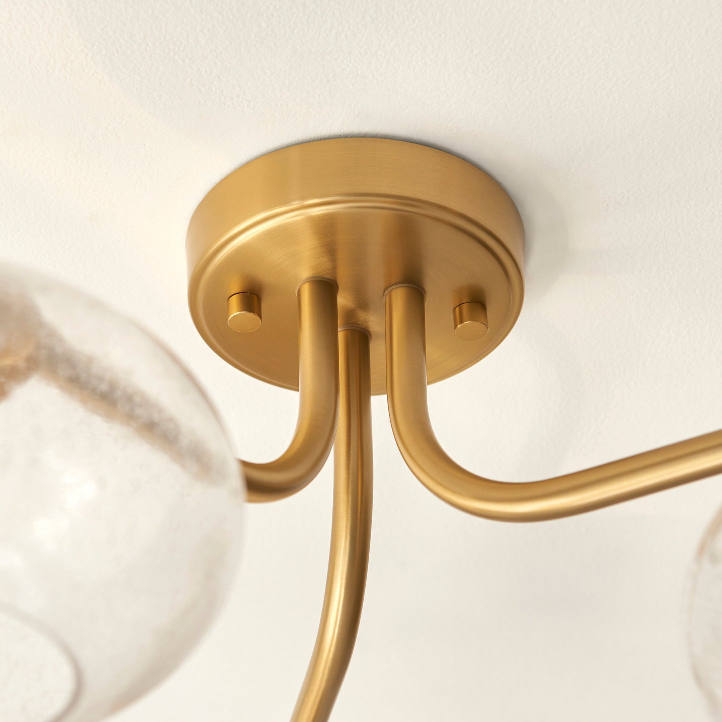 Jacob 3 Ceiling Light Warm Brass – Brass